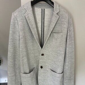 Faherty - Inlet Knit Blazer - Heather Grey (Large, standard fit)